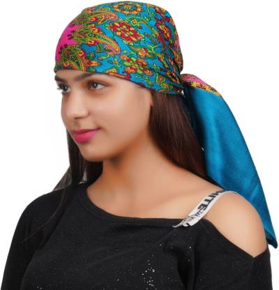 Okara Floral Print Wool Blend Women Scarf