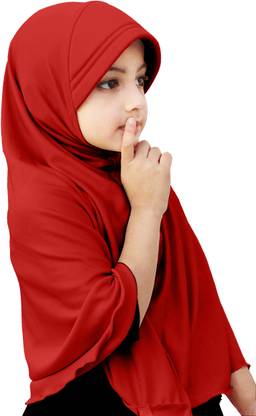 mehar hijab Solid Polycotton Girls Scarf