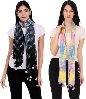 Palatt Printed Viscose Women Scarf, Stole, Fancy Scarf