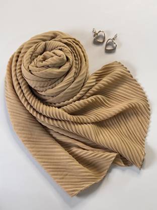 THECARTMAXX Self Design Georgette Women Scarf