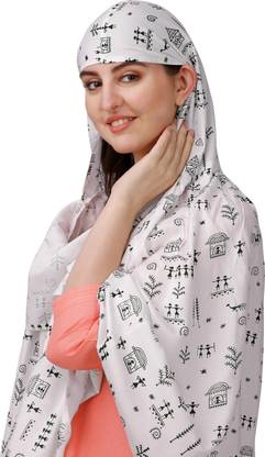 VICHARAN Printed Pure Cotton Women Fancy Scarf, Scarf