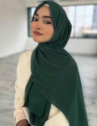 AEDO PEDO Solid Georgette Women Scarf