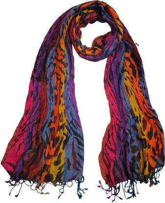 Cashmere Craft Printed Cotton Blend Men & Women Stole, Fancy Scarf