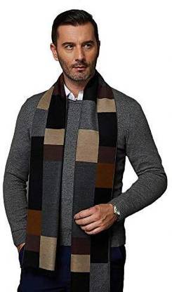 AlexVyan Solid Cotton Blend, Wool Blend, Polyester Men & Women Scarf, Fancy Scarf, Stole