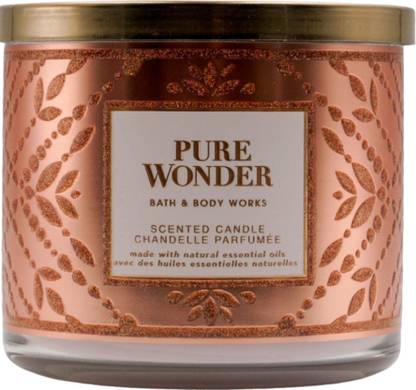 Bath and Body Works New Collection Pure Wonder 3 Wick Scented Candle Candle