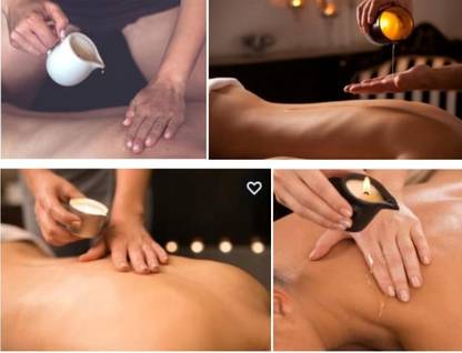 BUI Body Massage Candle Made of 100% Natural Soy Wax & Essential Oil Candle
