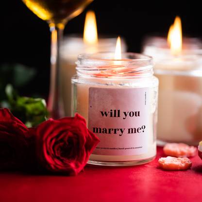 SoSa Candles Will you Marry Me Scented Candle|Marriage gift proposal Candle