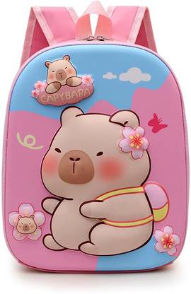 Rafi Traders Pvt Ltd Adorable Capybara School Bag for Kids � 2025 Trending Design School Set