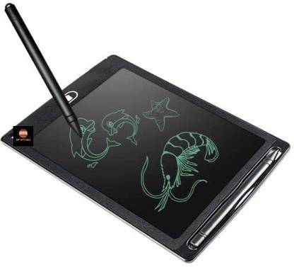 Orelius Fire E-Writer 8.5 Inch LCD Writing Pad Paperless Digital Tablet Erase Button & Pen Sketch Pad