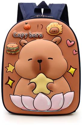 RTPL Cute Capybara Backpack for Kids – Waterproof – Imported Quality Waterproof School Bag