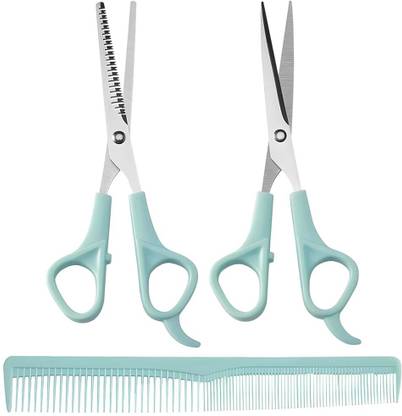 Verilux Kids Hair Cutting Scissors Kit Thinning Shears Comb Set Stainless Steel Tools Scissors