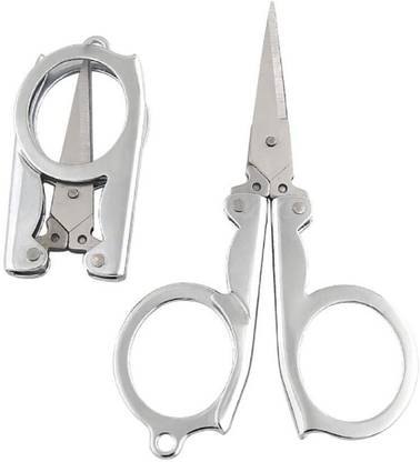 LAMRA Folding Small Scissors for Moustache Trimming Scissors