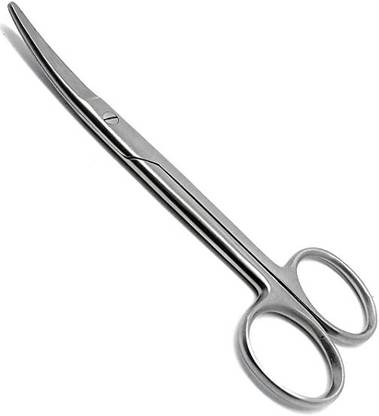 SANJU Khushi Surgicals Mayo Surgical Scissors curved 6.5 Inch stainless steel Scissors