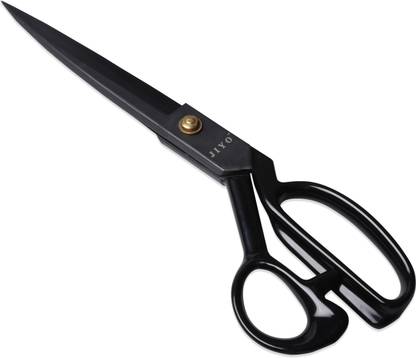 Uratech -12 Inch Carbon Steel Professional Tailoring, Multipurpose, Black Scissors