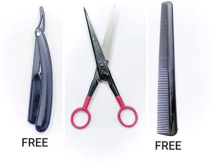 Insha black 7star black comb and razor 72no. Scissors