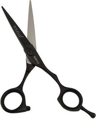 FOLELLO Professional Right-Handed Barber Scissors – Sharp Stainless Steel Shears Set Scissors
