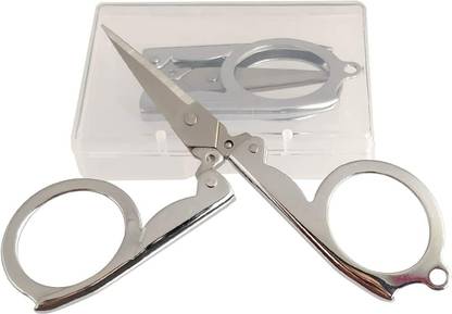 SHARPLEY Stainless Steel Folding Portable Travel Scissors Small Foldable -IX73 Scissors
