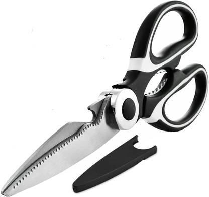 SKYTONE Black Scissor Stainless Steel Scissors for Chicken Poultry Scissors