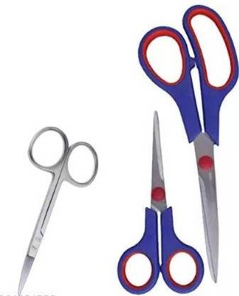 Radheshyam RS Scissor Combo Pack Of 3 Scissors (Set of 3, Random Color) Scissors