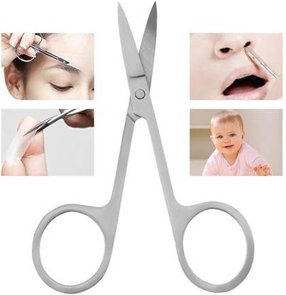 NOXY Grooming Scissor Small Facial Hair Cutting, Moustache Trimming & Beard Trimming Scissors