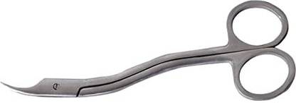 SANJU Khushi Surgicals Stich Cutting round [ Suthar ] Stainless SteeL 6 inch Scissors
