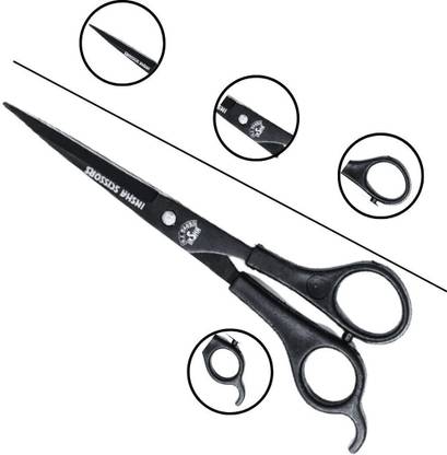 Insha 6-PLASTIC HANDLE BLACK Scissors