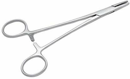 SANJU khushi surgicals needle holder forcep 8 inch stainless steel Scissors