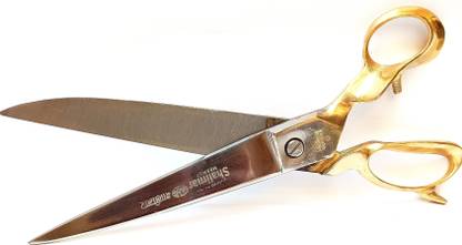 SHALIMAR SCISSORS COMPANY Tailor Scissors 12" Inches kaandaar Brass Handle Textile & Leather Cutting Scissors