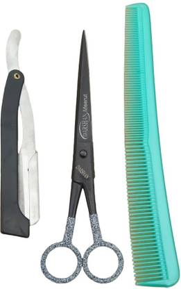 Darshan Barber scissor with super fine razor, elegant comb Scissor Scissors
