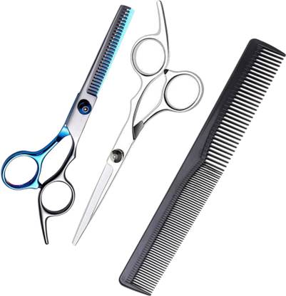 feelhigh Hair Cutting Thinning Scissors Hair Cut Scissor with Comb Scissors