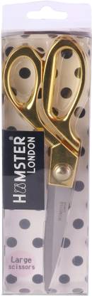 hamster london Large Scissor Gold, Luxury Stainless Steel Scissor, Multipurpose Scissor Scissors