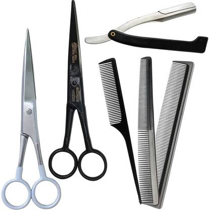 SAMU PRODUCTS 6-in-1 Professional Salon Grooming Kit Scissors