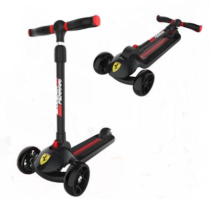 KOUREVON 3 Wheel LED Light, 3 Height Adjust, Non-Slip desk, 80kgs Weight support. Kids Scooter