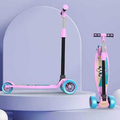 Lifelong LLKS03 Foldable Kick Skating Cycle|Skate Scooter for Kids(Max User Weight: 50Kg) Kids Scooter