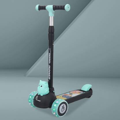 R for Rabbit Road Runner Ryder Scooter for Kids of Age 3+ Years | 3 Level Height Adjustment Kids Scooter