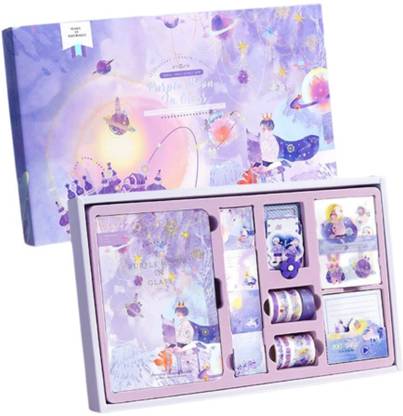 Tinker Squad Cute Japanese Scrapbook Journal Set | Scrap books for Kids | Castle Theme,  Scrapbook Kit