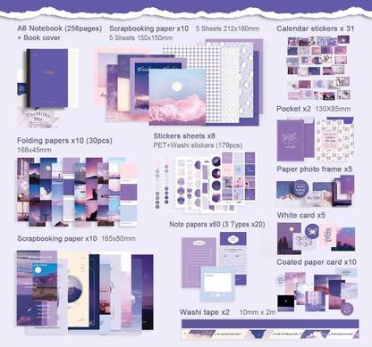 BRIZINGER Journaling Theme Theme,  Scrapbook Kit