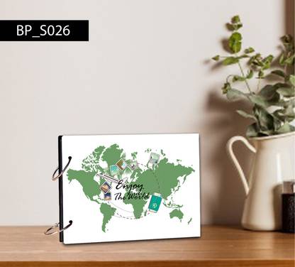 Creative Print Solution Enjoy the world map Theme,  Scrapbook Kit