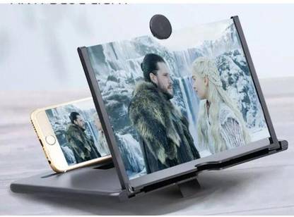 Vivekn 10.31 inch Adjustable Mobile Stand with Screen Amplifier Screen Expander Phone