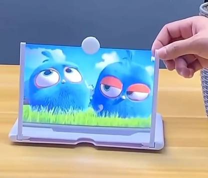 Gribbtor 9 inch 3 times 3D magnifier fresnel mirror HD Screen Expander Phone