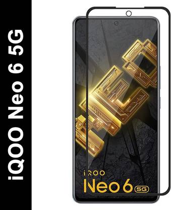 welldesign Edge To Edge Tempered Glass for iQOO Neo 6 5G, Vivo iQOO Neo 6 5G