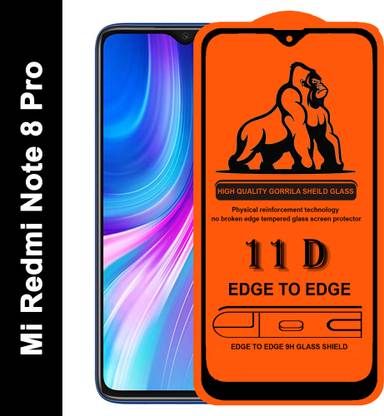 Forego Edge To Edge Tempered Glass for Mi Redmi Note 8 Pro