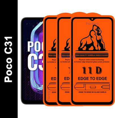 Forego Edge To Edge Tempered Glass for POCO C31