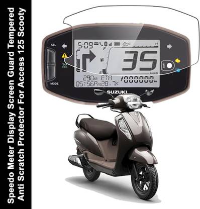 OBEROI'S TRADERS Tempered Glass Guard for Speedo Meter Display Screen Guard Tempered Anti Scratch Protector For Access 125 Scooty