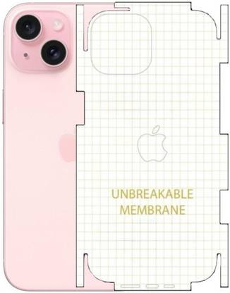 A3sprime Full Coverage Unbreakable Back and Side Skin Guard for Apple iPhone 15 Mobile Skin