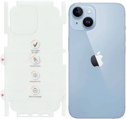 ankSONline Back Screen Guard for iPhone 15 Plus, Unbreakable All Side Protection TPU Clear