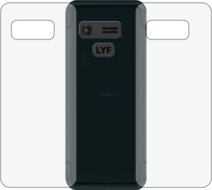 TELTREK Back Screen Guard for JIO LYF LYF 2403 (Matte Finish)