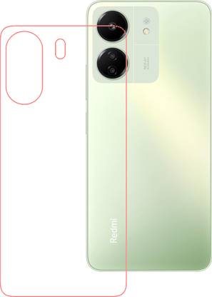 HOBBYTRONICS Back Screen Guard for Redmi 13C 5G, Xiaomi Redmi 13C