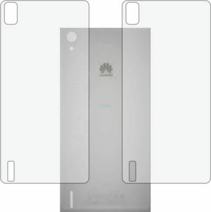 TELTREK Back Screen Guard for HUAWEI ASCEND P7 DUAL SIM (Matte Finish)