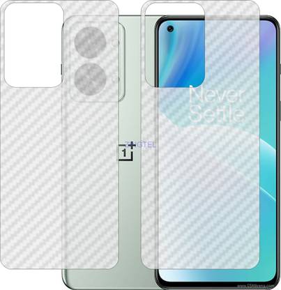 ZINGTEL Back Screen Guard for ONE PLUS NORD 2T CPH2401 (3D Carbon Fiber Finish)